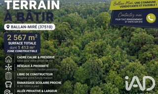 Terrain  2567 m² à vendre à Ballan-Miré (37510)