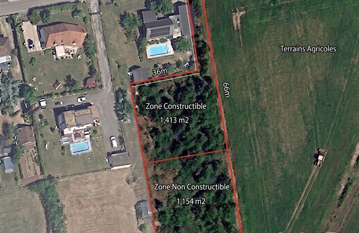 Vente Terrain à bâtir 2 567 m&sup2; — photo 3
