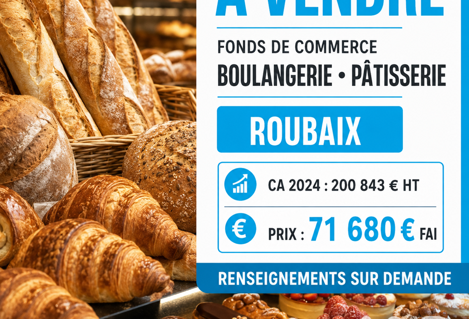 Vente Boulangerie, Pâtisserie 200 m&sup2; — photo 1