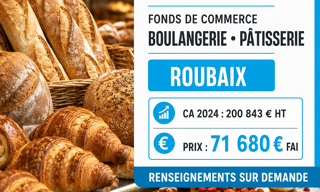 Commerce  200 m² à vendre à Roubaix (59100)