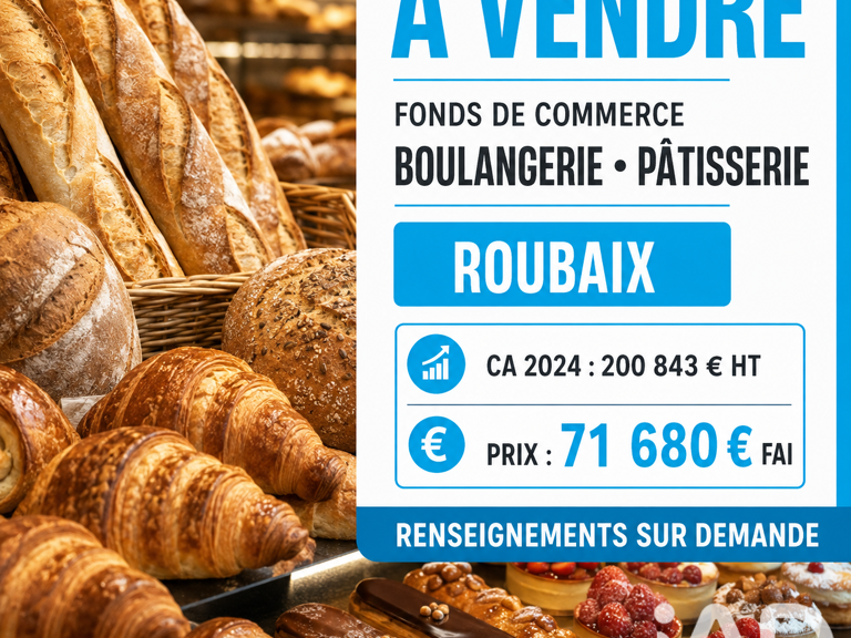 Vente Boulangerie, Pâtisserie 200 m&sup2; — photo 1