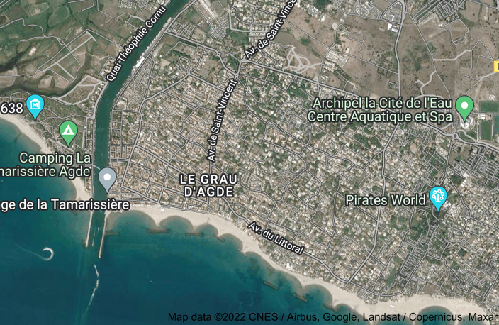 Terrain de 580m2 viabilisé , Grau d'Agde, quartier Baluffe, — photo 2