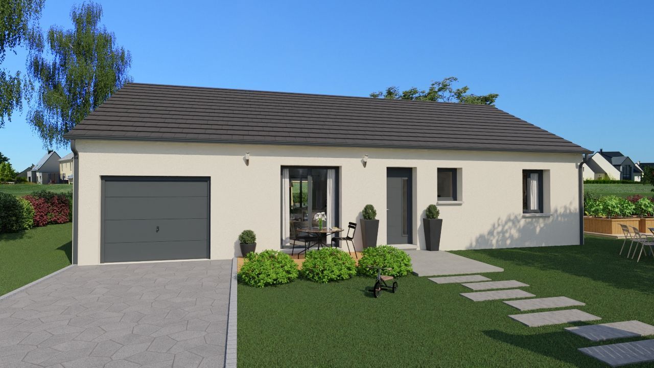 Projet de construction d'une maison 90 m² avec terrain à ESCUROLLES (03)