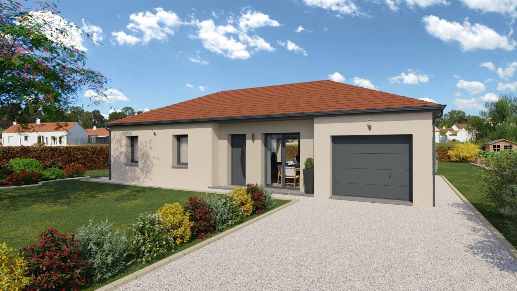 Projet de construction d'une maison 100 m² avec terrain à DOMPIERRE-LES-ORMES (71)