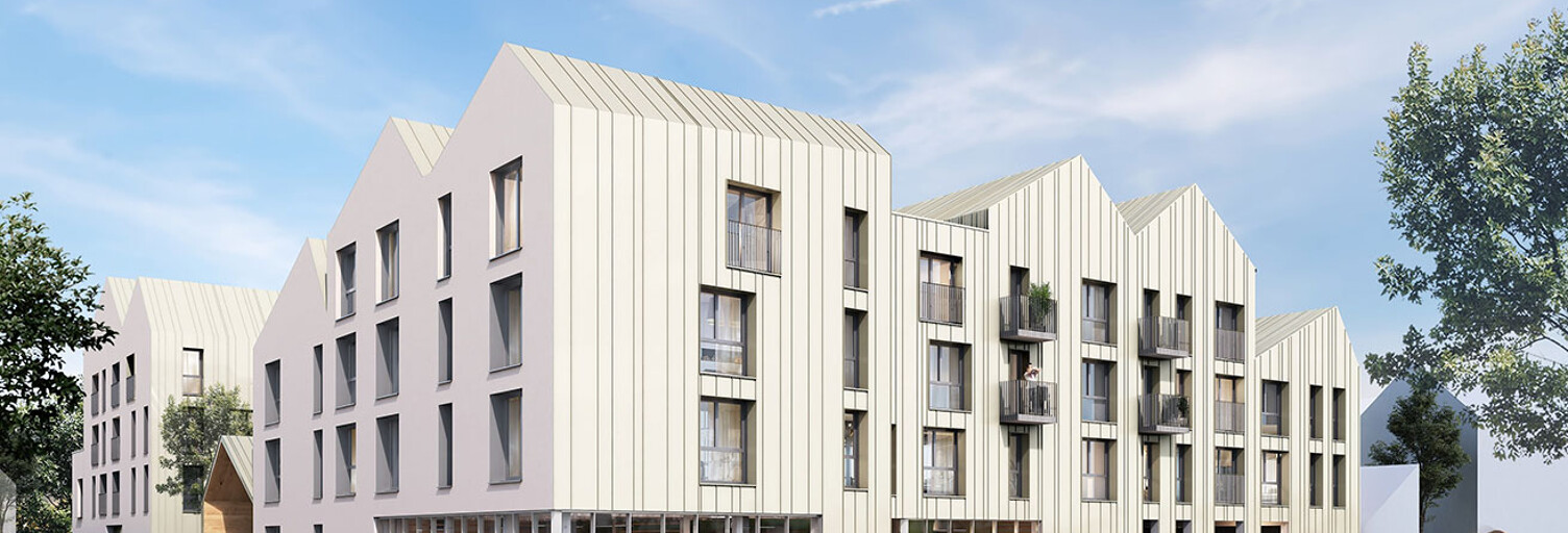 Appartement neuf T1, T2, T3 Pièce 21 à 59 m² à vendre à Louviers (27400)