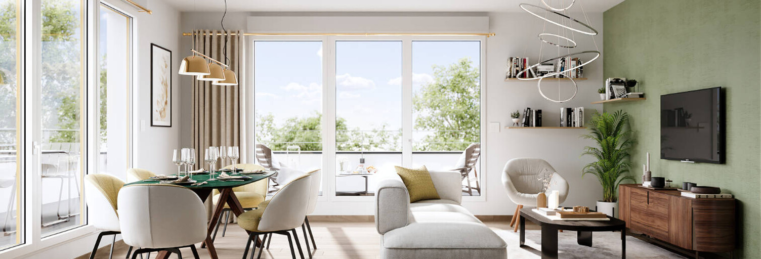 Appartement neuf T2, T3, T4 Pièce 46 à 124 m² à vendre à Bois-Guillaume (76230)