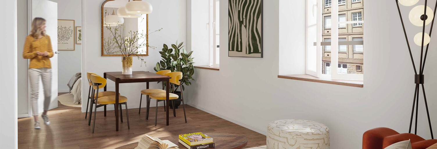 Appartement neuf T1, T2, T3 Pièce 25 à 55 m² à vendre à Saint-Malo (35400)