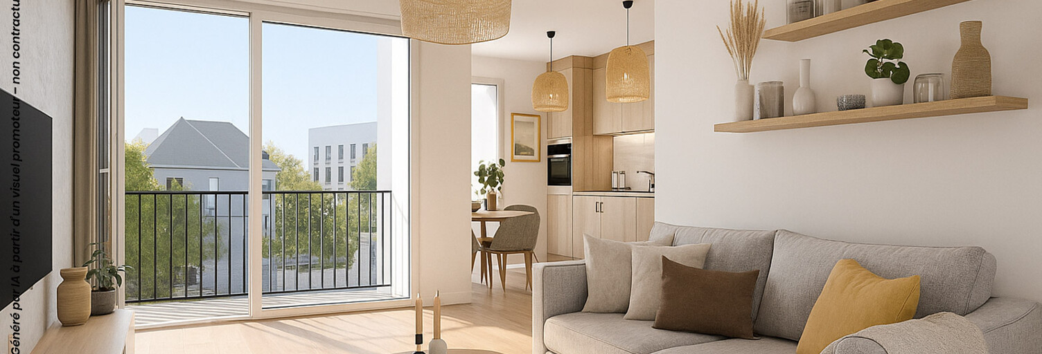 Appartement neuf T1, T2 Pièce 18 à 44 m² à vendre à Nantes (44000)