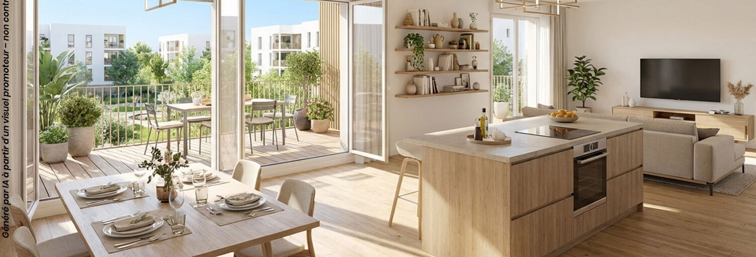Appartement neuf T1, T2, T3, T4 Pièce 30 à 80 m² à vendre à Angers (49000)