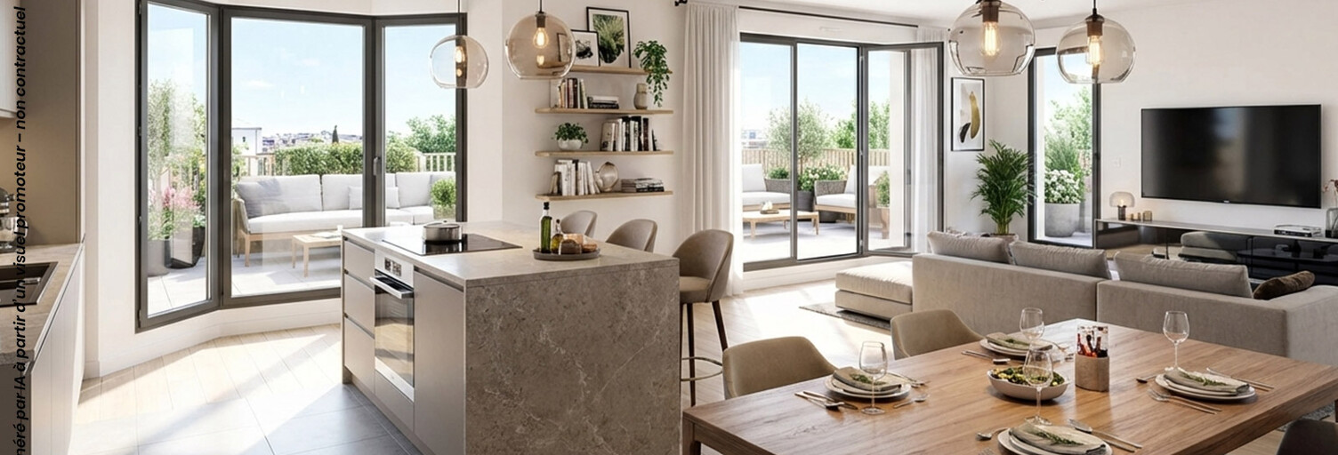 Appartement neuf T3 Pièce 61 à 68 m² à vendre à Angers (49000)