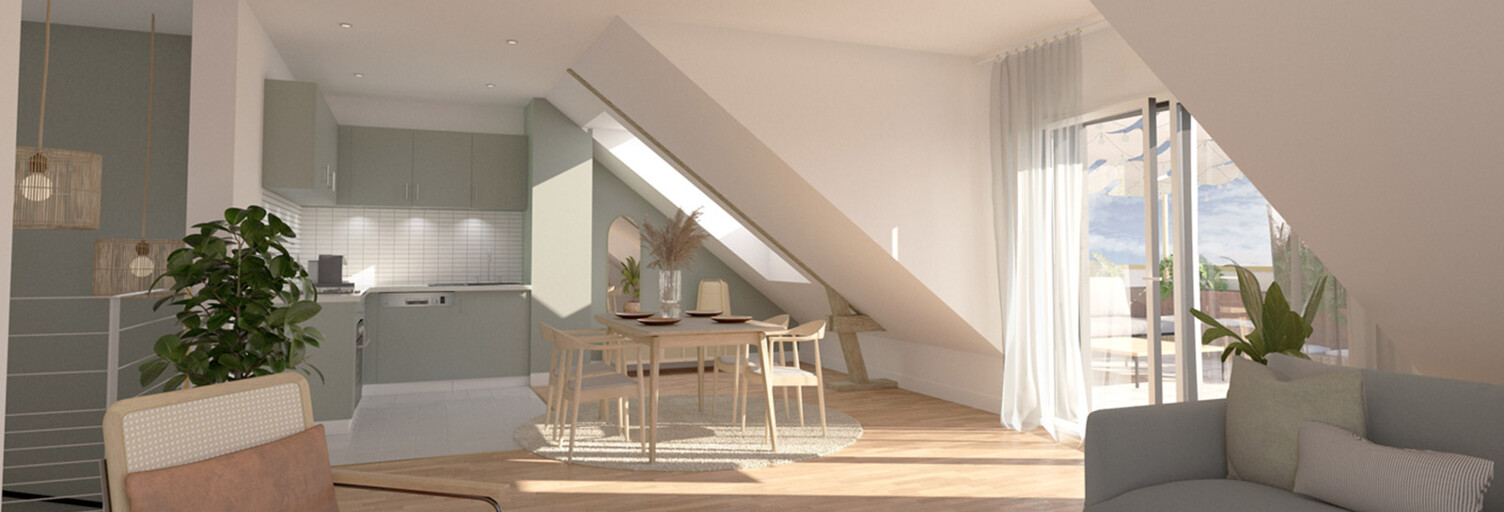 Appartement neuf T2, T3, T4, T5 Pièce 40 à 90 m² à vendre à Chartres-de-Bretagne (35131)