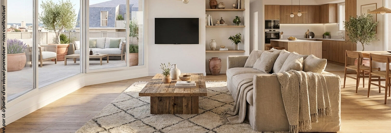 Appartement neuf T2, T3, T4 Pièce 39 à 89 m² à vendre à Le Petit-Quevilly (76140)
