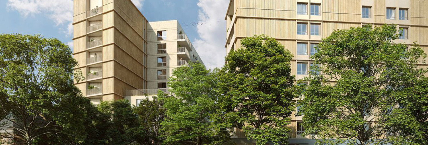 Appartement neuf T1, T2, T3, T4 Pièce 25 à 75 m² à vendre à Rennes (35000)