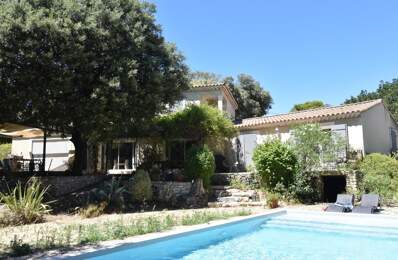 ST RESTITUT, rare, maison contemporaine de 193 m² hab plus garage et piscine 10X5 sur 2000 m boisés de chênes au calme — photo du bien