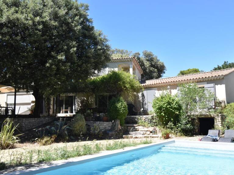 ST RESTITUT, rare, maison contemporaine de 193 m² hab plus garage et piscine 10X5 sur 2000 m boisés de chênes au calme — photo 1