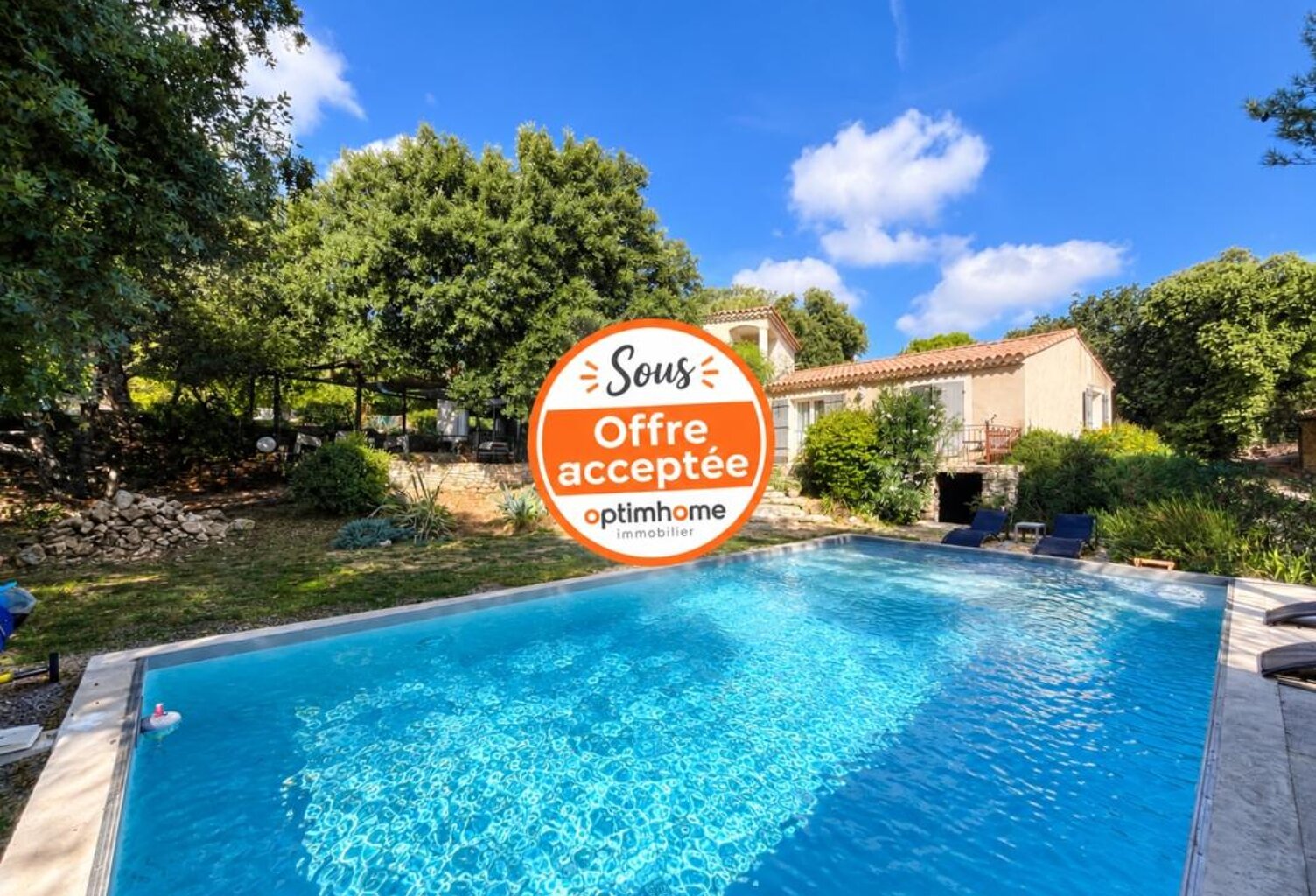 ST RESTITUT, rare, maison contemporaine de 193 m² hab plus garage et piscine 10X5 sur 2000 m boisés de chênes au calme — photo 1
