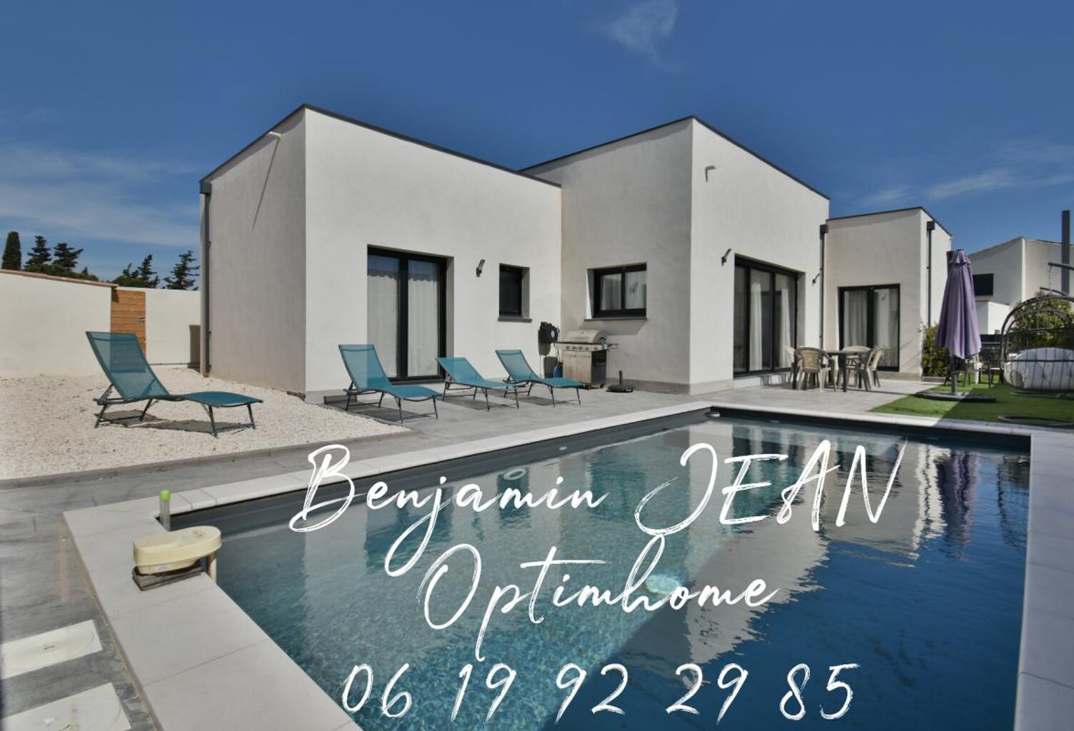Maison récente de plain-pied avec piscine et garage à Sérignan — photo 1