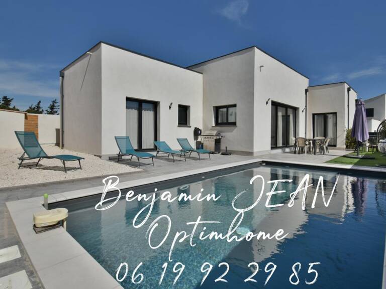 Maison récente de plain-pied avec piscine et garage à Sérignan — photo 1