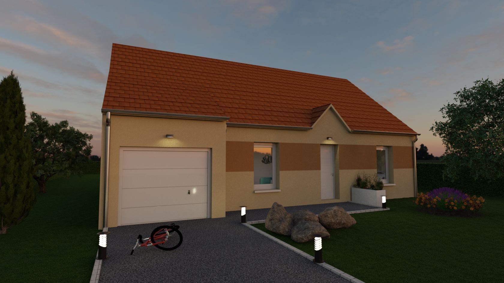 Projet de construction d'une maison 79 m² avec terrain à VOISE (28)