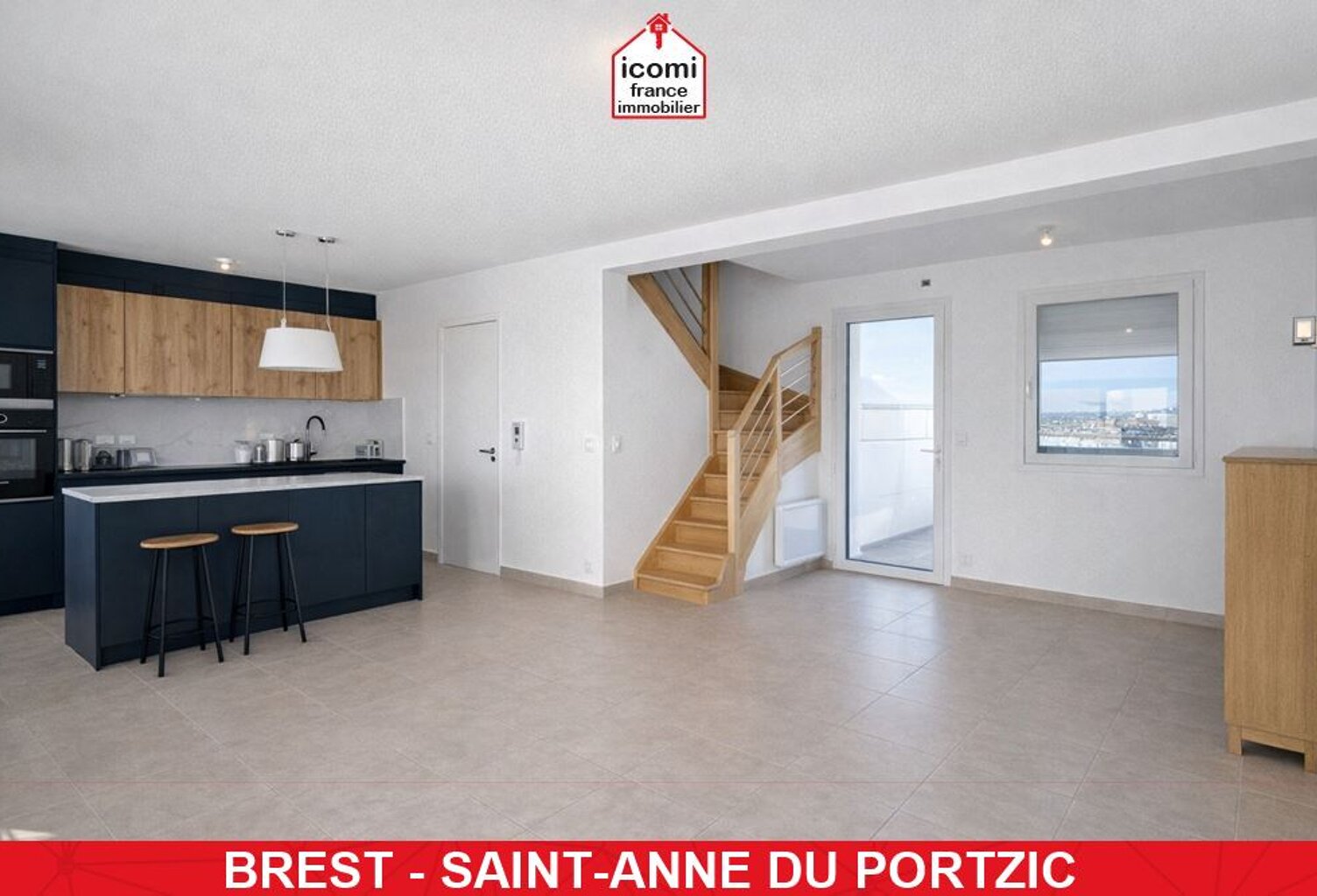 FINISTERE - Brest (29200) - A VENDRE - MAISON - DE 2025 - SECTEUR CALME - VUE DEGAGEE - 3 CHAMBRES POSSIBLE 4 - STATIONNEMENT SUR LA PROPRIETE - GARAGE A VELOS - TERRAIN CLOS - TERRASSE DE 46 M² — photo 1