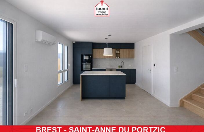 FINISTERE - Brest (29200) - A VENDRE - MAISON - DE 2025 - SECTEUR CALME - VUE DEGAGEE - 3 CHAMBRES POSSIBLE 4 - STATIONNEMENT SUR LA PROPRIETE - GARAGE A VELOS - TERRAIN CLOS - TERRASSE DE 46 M² — photo 3