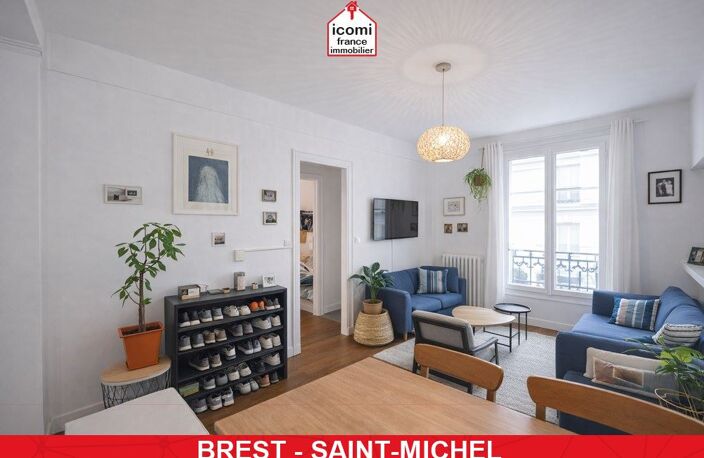 FINISTERE - Brest (29200) - A VENDRE - APPARTEMENT - RUE DE LA REPUBLIQUE - T3 - 2 CHAMBRES - IDEALEMENT SITUE - 1ER ETAGE - CAVE — photo 5