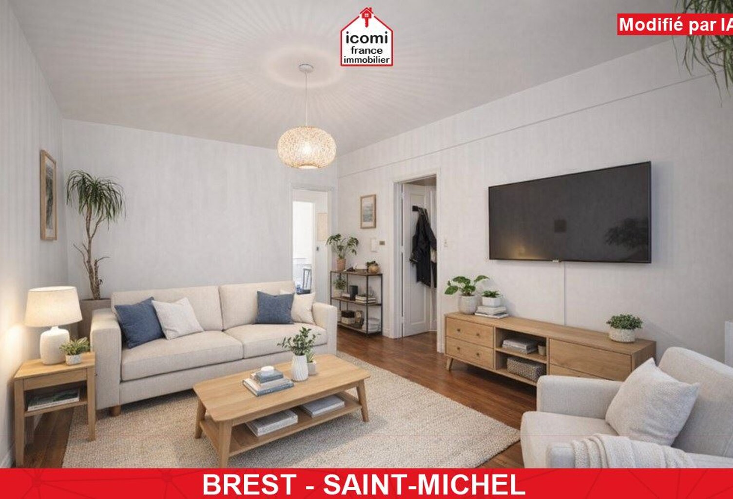 FINISTERE - Brest (29200) - A VENDRE - APPARTEMENT - RUE DE LA REPUBLIQUE - T3 - 2 CHAMBRES - IDEALEMENT SITUE - 1ER ETAGE - CAVE — photo 1