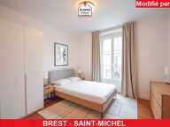 FINISTERE - Brest (29200) - A VENDRE - APPARTEMENT - RUE DE LA REPUBLIQUE - T3 - 2 CHAMBRES - IDEALEMENT SITUE - 1ER ETAGE - CAVE — photo 4
