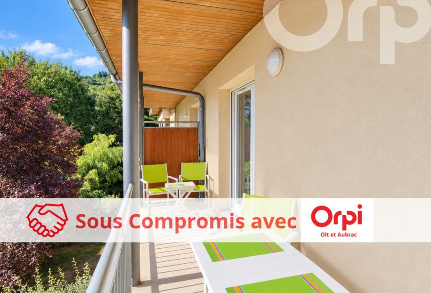 Appartement T2 lumineux avec balcon terrasse, ascenseur et parking privatif — Saint-Geniez-d'Olt-et-d'Aubrac — photo 1