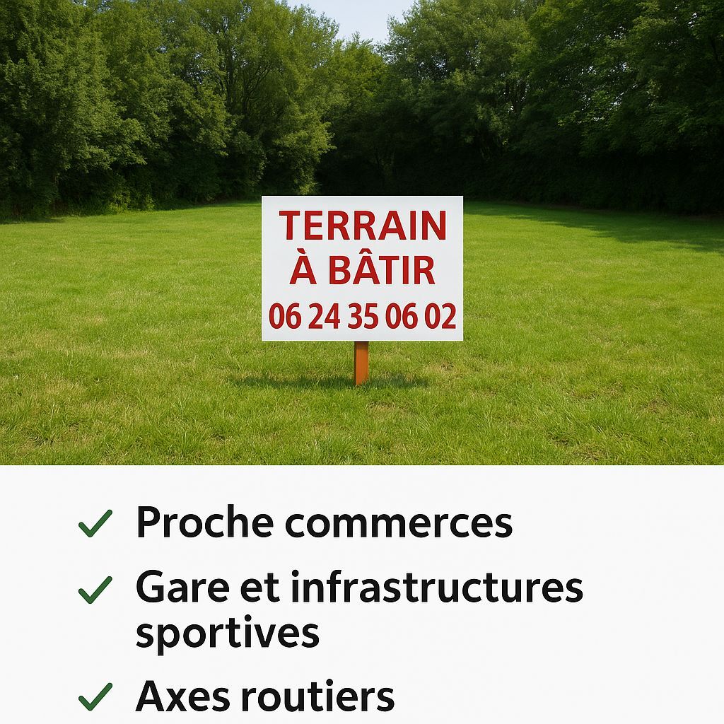 Terrain à bâtir de 344 m² à BOMBON (77)