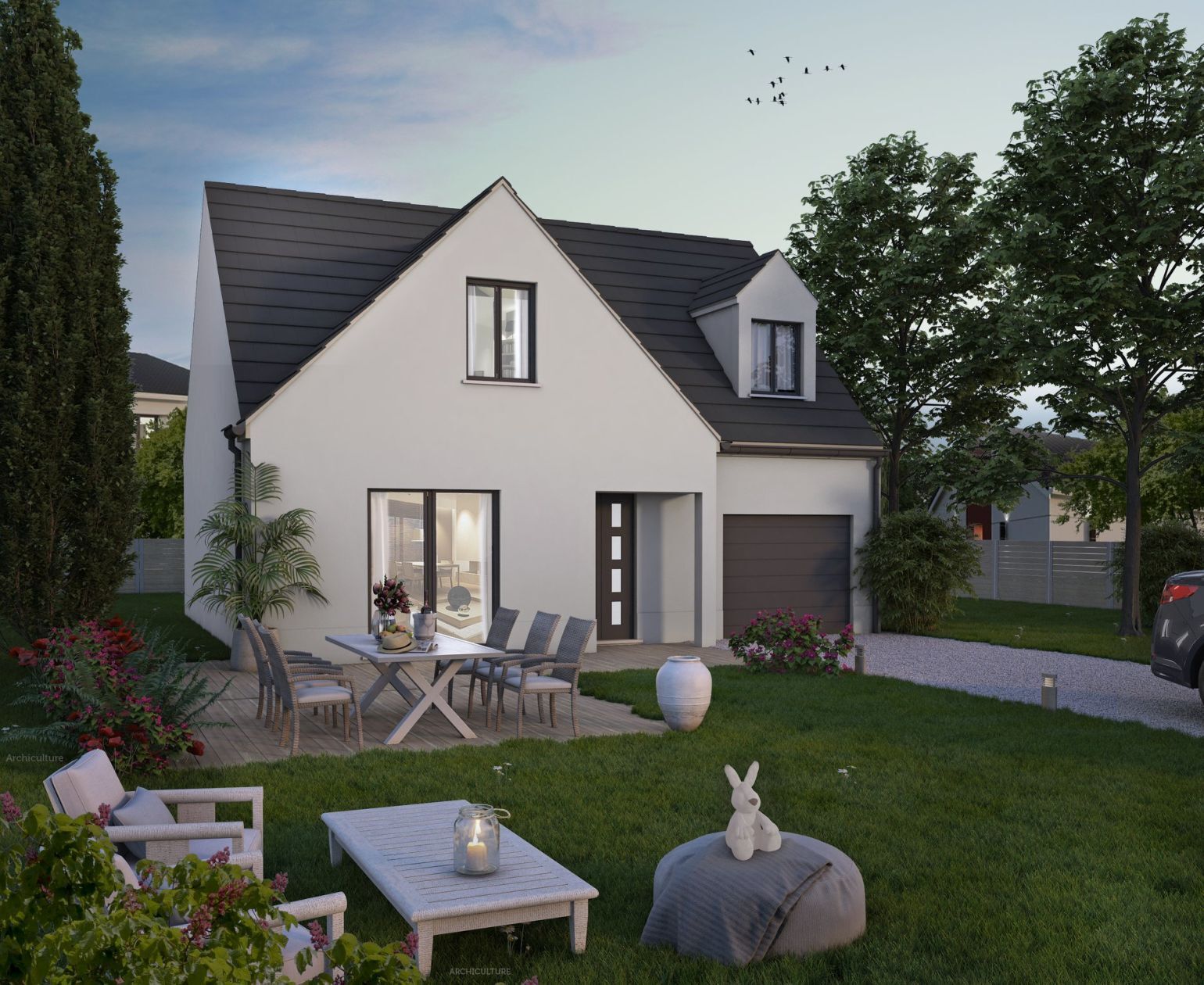 Terrain à bâtir de 347 m² à CHAMPCUEIL (91)