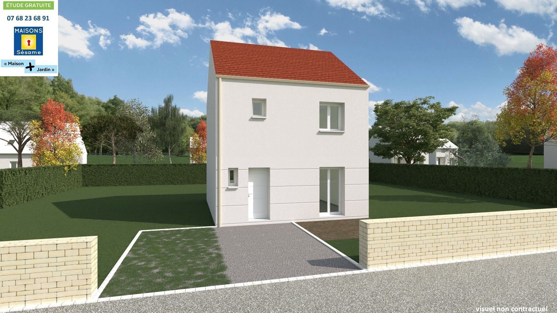 Projet de construction d'une maison 79 m² avec terrain à proximité d'EGLY (91)