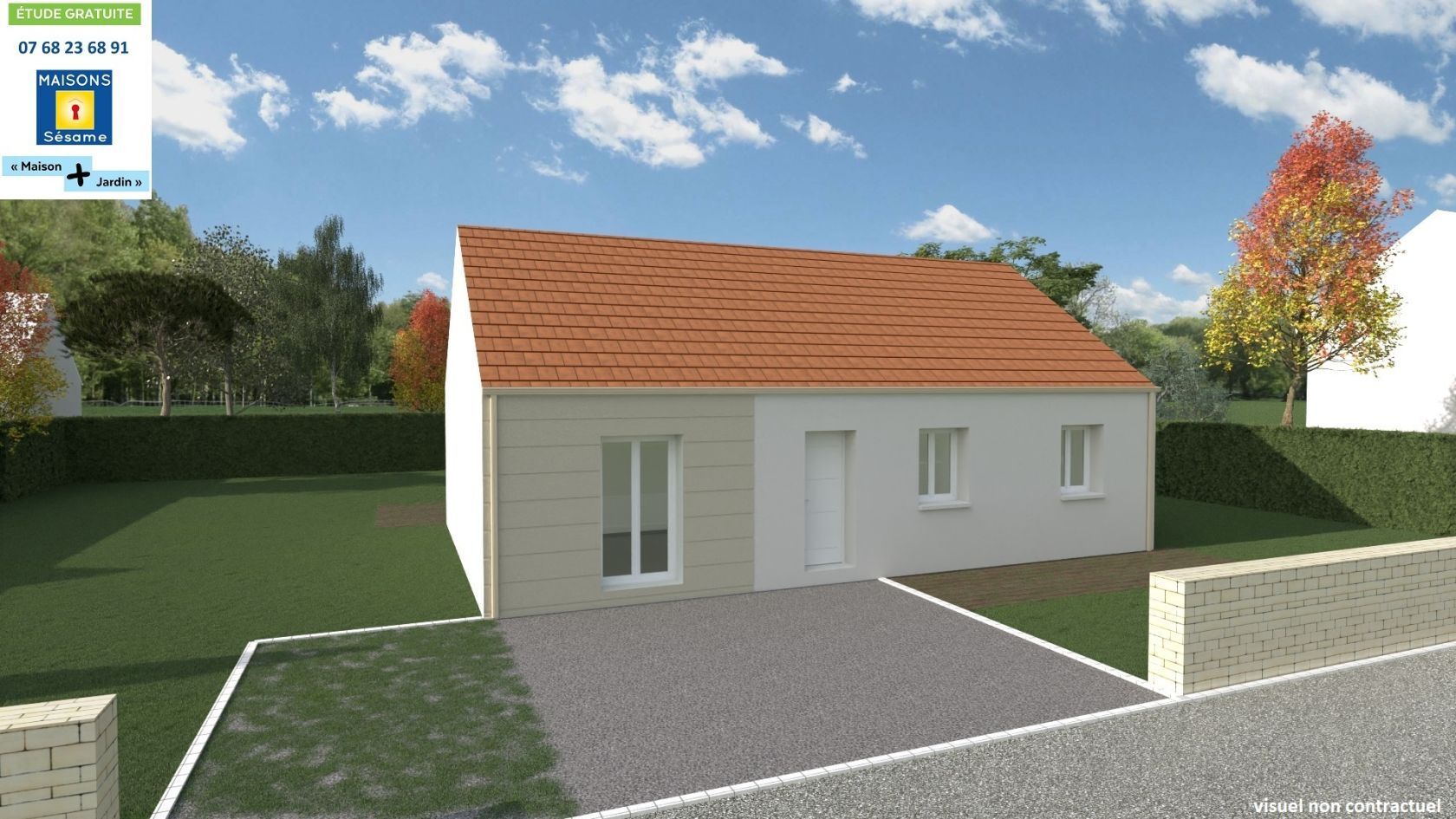 Projet de construction d'une maison 88 m² avec terrain à proximité d'ABLIS (78)