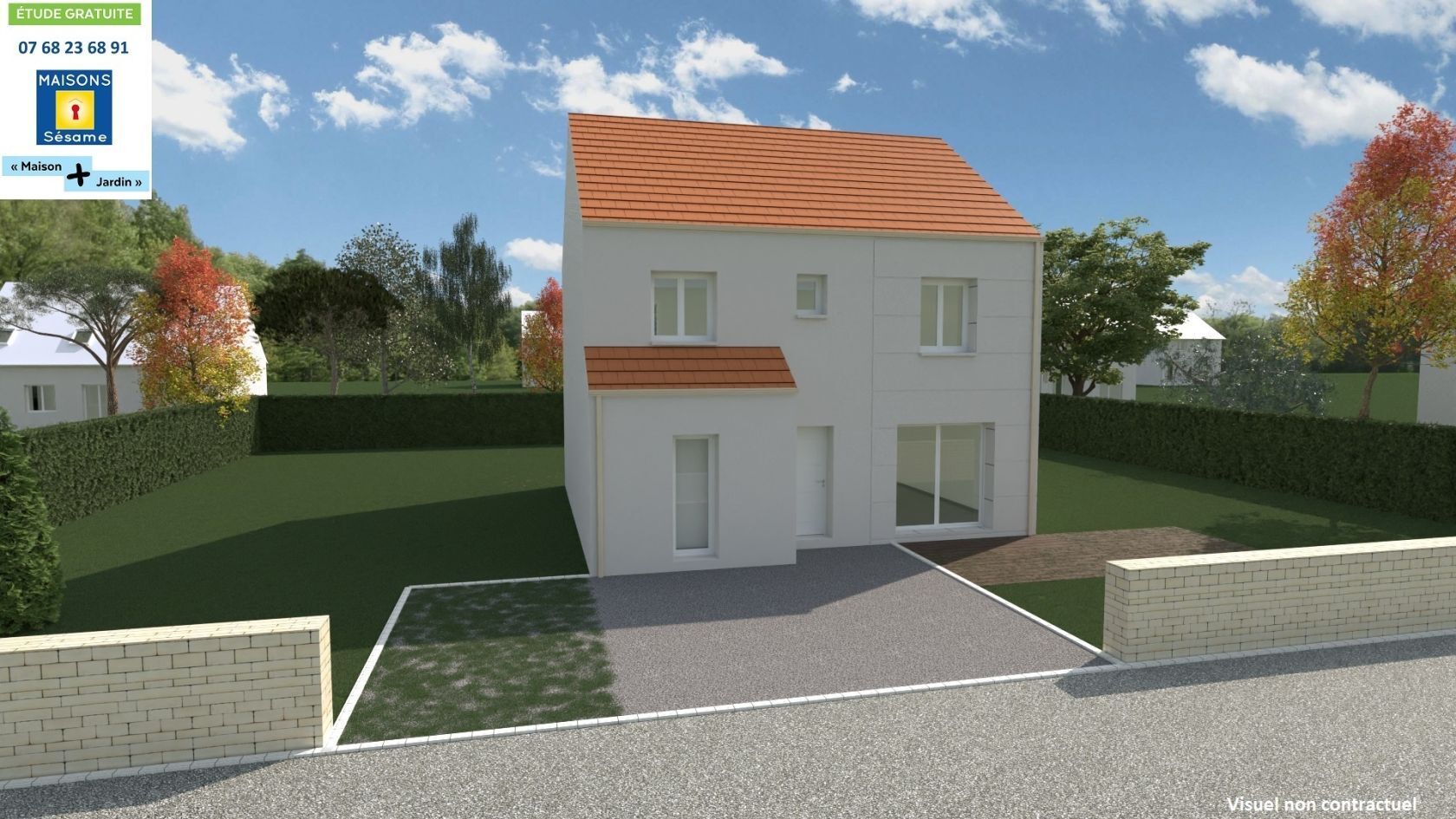 Projet de construction d'une maison 105 m² avec terrain à proximité d'EGLY (91)