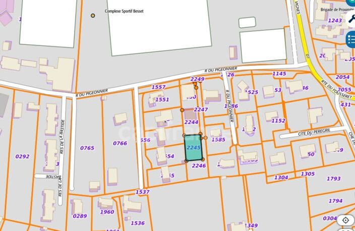 RIEUMES – Terrain à bâtir 629 m² viabilisé – proche centre – 91 500 € — photo 2
