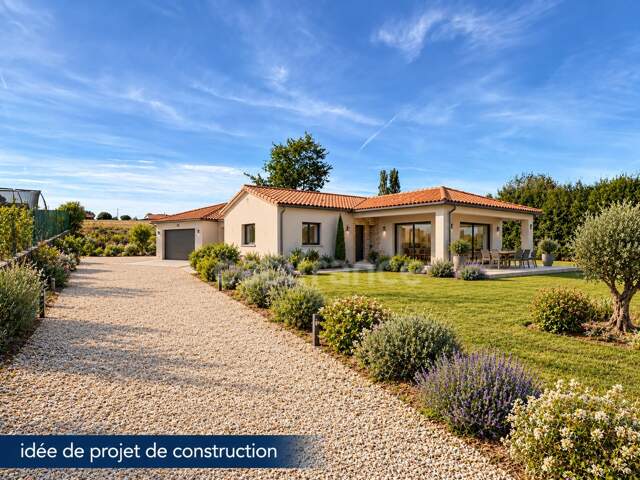 RIEUMES – Terrain à bâtir 759 m² viabilisé – proche centre – 91 500 € — photo du bien
