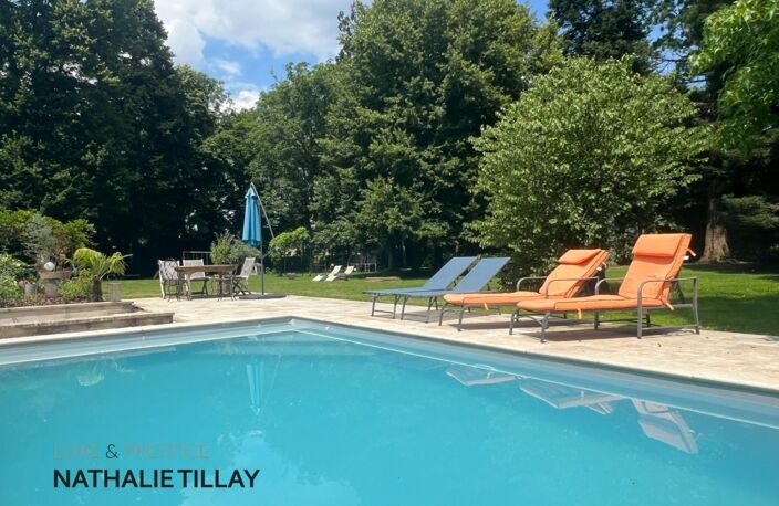 Saint-Jean-le-Blanc, proche Orleans, à vendre, maison de Maitre du XIXème de 423 m² habitables, avec piscine, parc arboré de 4 655 m² — photo 3