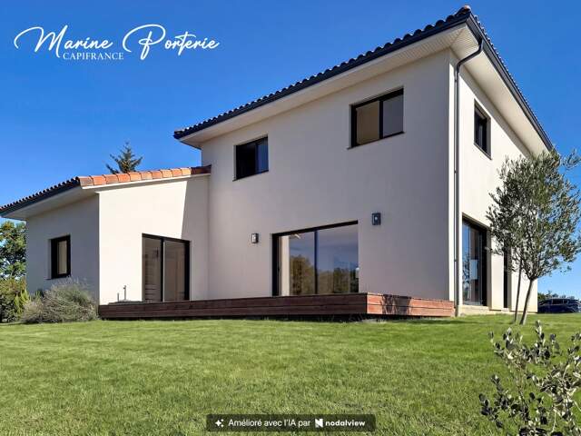 Maison récente – 151 m² – 4 chambres – Terrain 2 000 m² – Vue Pyrénées — photo du bien