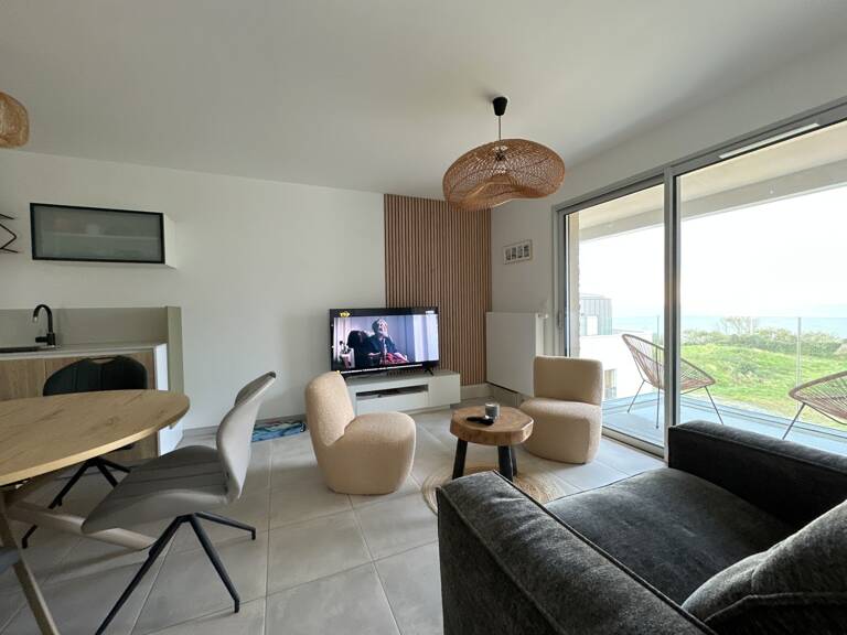 Granville, à 300 mètres de la plage d'Hacqueville, appartement T2 de 2022 avec superbe vue !!! — photo 1