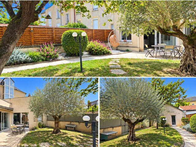 Demeure bourgeoise 200m2 4 chambres et bureau avec ascenseur, jardin et extension architecturale – Centre-ville de Nevers (58) — photo du bien