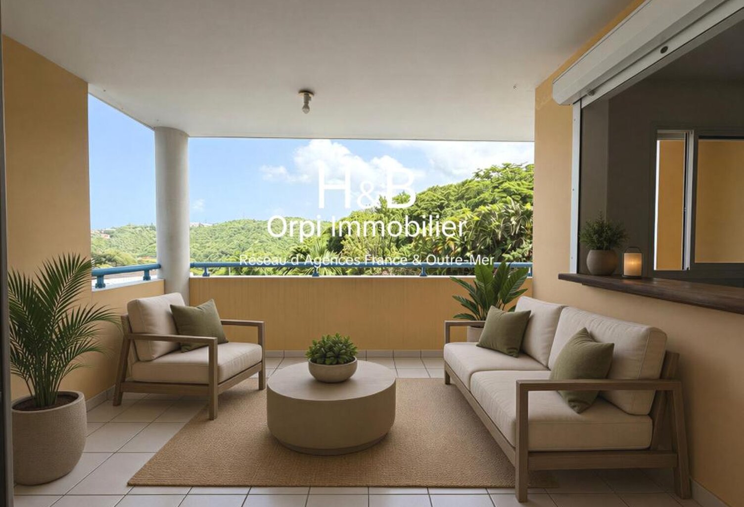 SCHŒLCHER / Proche Cluny — T3 agreable avec terrasse, vue dégagée & garage À Vendre — photo 1