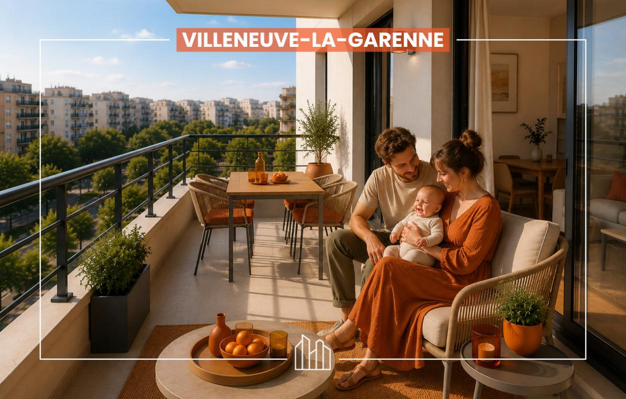 Appartement  T3 à vendre Villeneuve-la-Garenne 92390