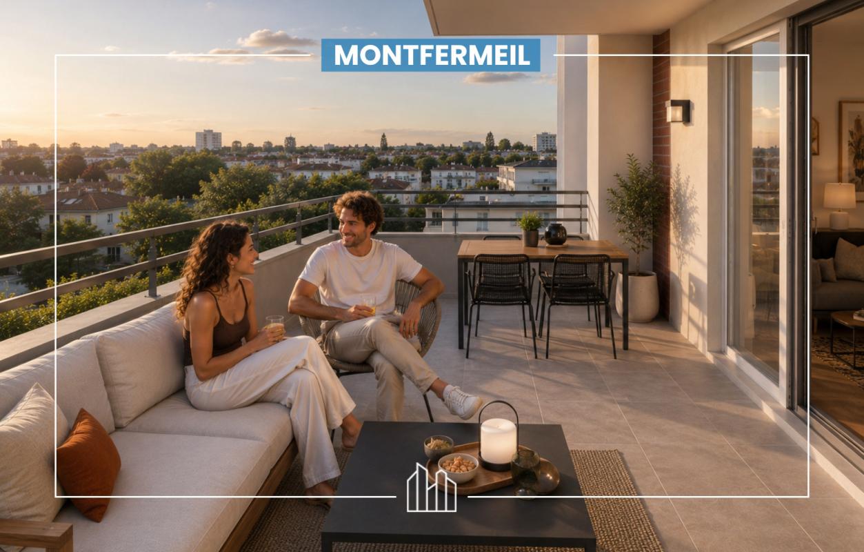 Montfermeil Appartement neuf 2 pièces 44 m²