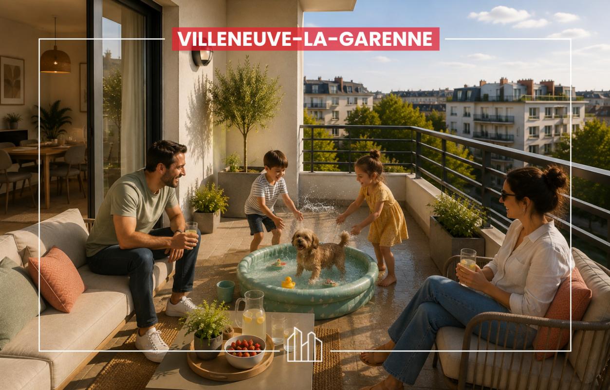 Appartement  T4 à vendre Villeneuve-la-Garenne 92390