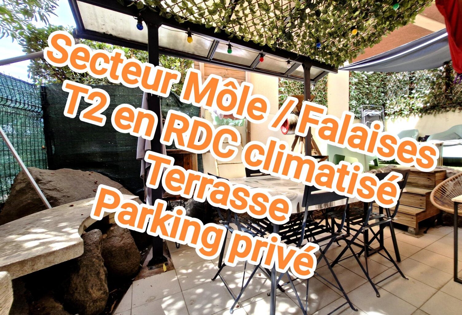 T2 en parfait état, terrasse, emplacement véhicule — photo 1