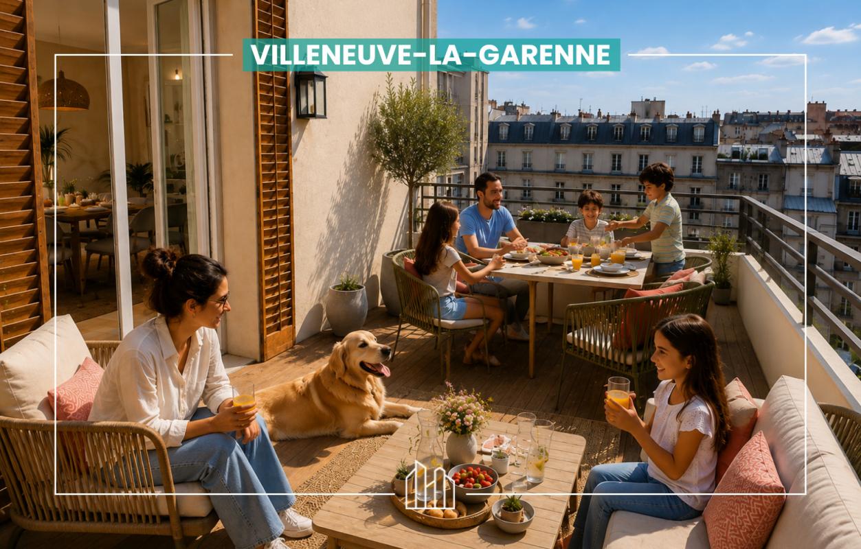 Appartement  T6 à vendre Villeneuve-la-Garenne 92390