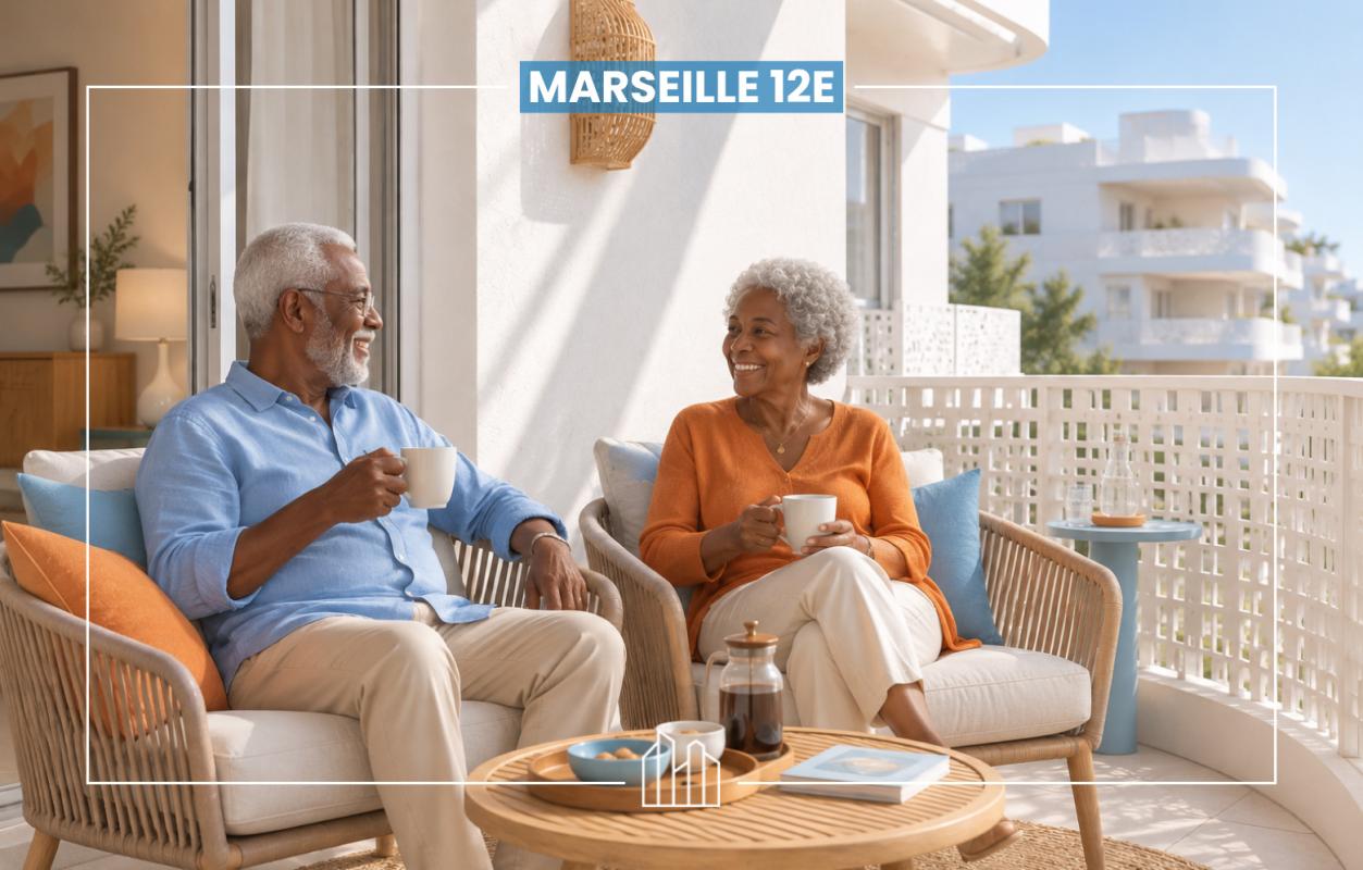Appartement  T2 à vendre Marseille 12eme 13012