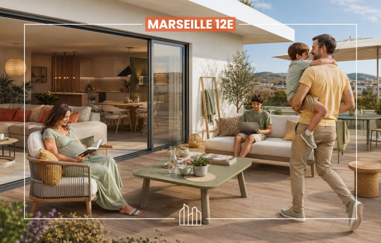 Appartement  T5 à vendre Marseille 12eme 13012