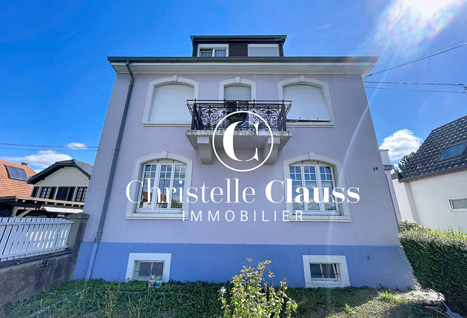 Herrlisheim  Immeuble de rapport de 3 appartements, 3 garages et 8,64 ares — photo 1