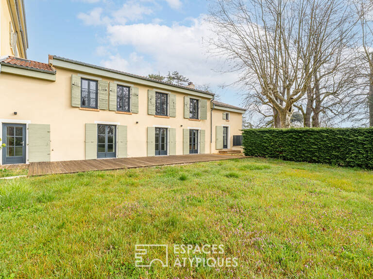 Maison de caractère rénovée grand jardin au sein d'une propriété du XIXe siècle — photo 1